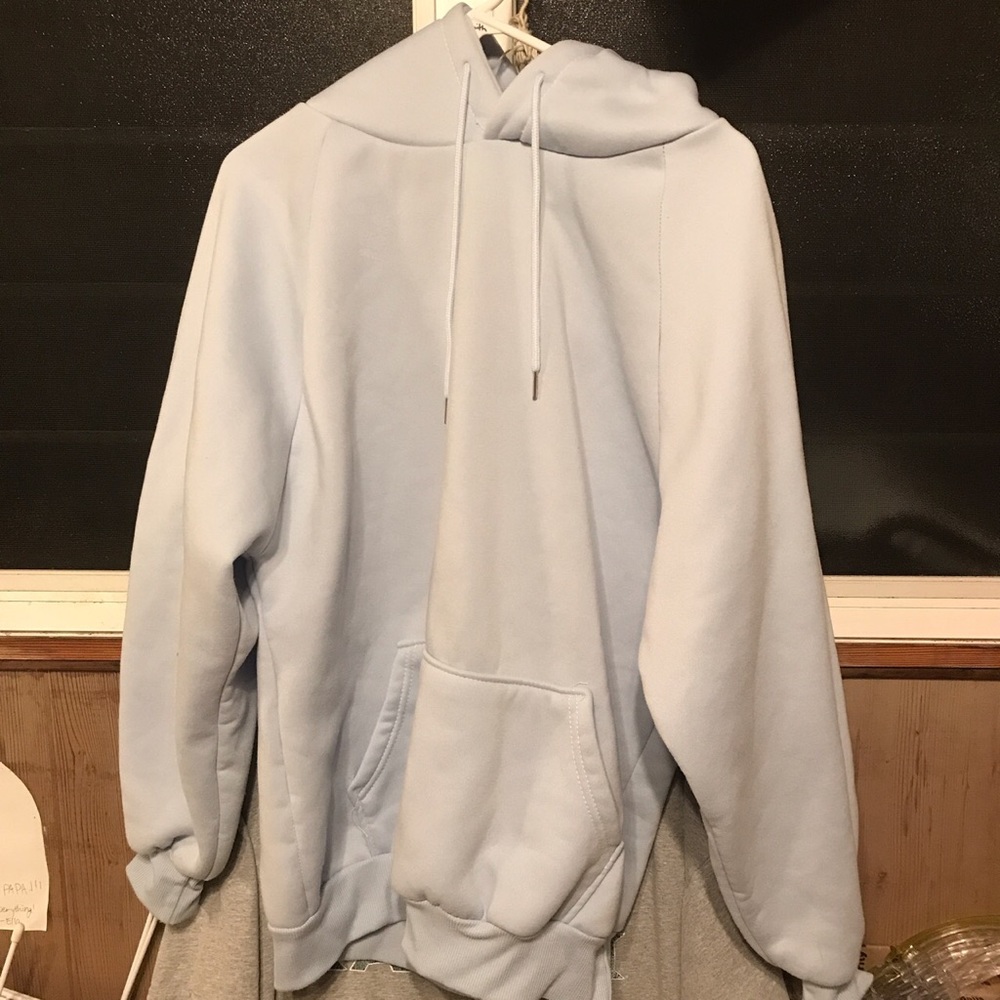 Light blue oversized hoodie